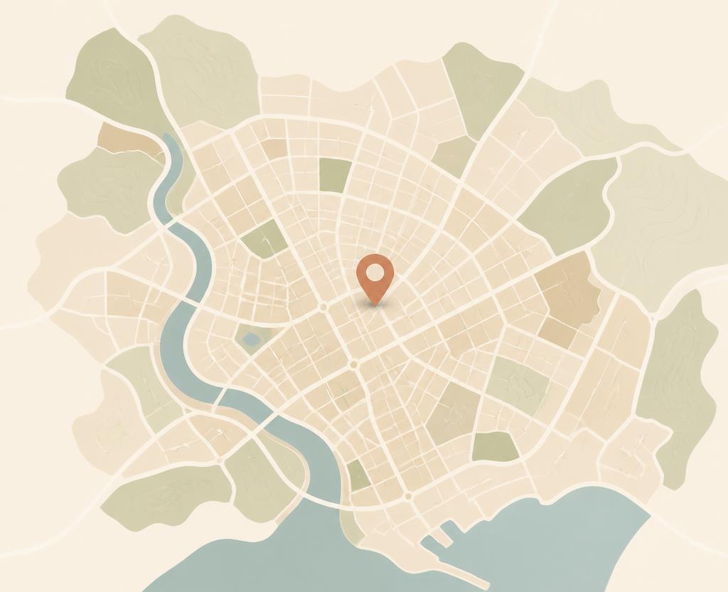 Mapa de ubicación de la iglesia en San José